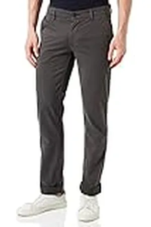 HUGO BOSS Schino-Slim D-byxor för män, Träkol12, 33W x 34L