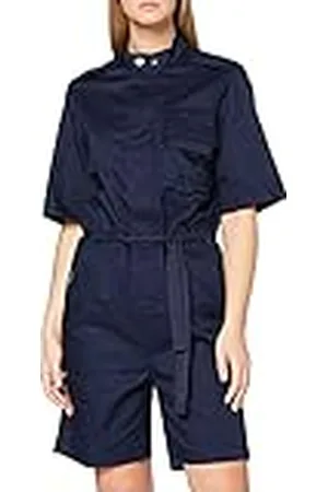 G-Star RAW Dam kortärmad arbetskläder playsuit jumpsuit, , XS