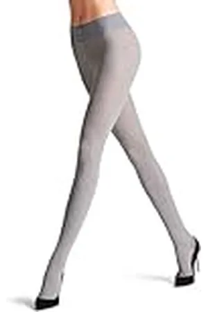 Falke Dam Family Rib W TI bomull enfärgad 1 styck, grå (Light Grey Melange 3390), 48–50, , 48/50