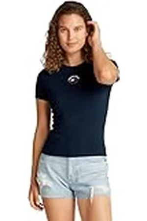 Tommy Hilfiger Kvinnor TJW SLIM ESSENTIELL LOGO 2 TEE S/S t-shirt, blå, XL, , XL