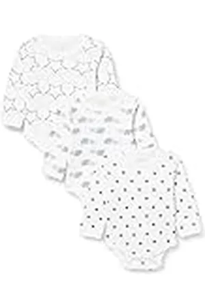 CARE LABEL Unisex baby bodysuit (3-pack), , 62 cm