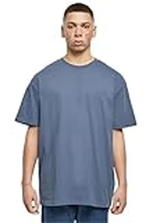 Build Your Brand T-shirt för män tung oversize te, basic t-shirt för män, överdimensionerad passform, bomull, , 5XL