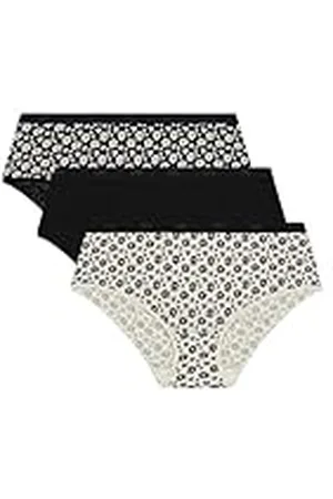 Dim Boxer dam bomullsfickor färger och mönster x3, , M