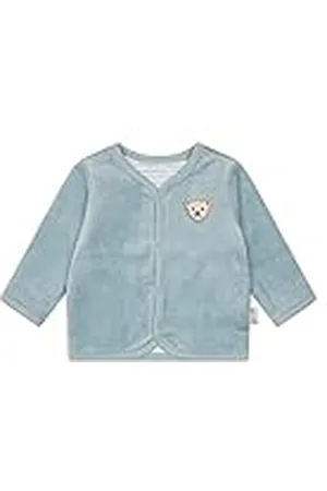 Steiff Unisex baby basic jacka, celestial blå, 56