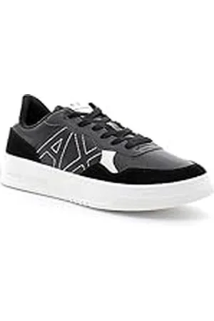 Armani Exchange Herr Seattle Low Contrast sydd sidologotyp sneakers, + , 44 EU