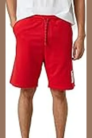 Koton Basic Shorts för män, dragsko, slogantryck, ficka, detaljerad, , XS