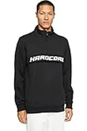 Koton Herr basic sweatshirt hög hals dragkedja slogan tryckt flerfärgad tröja, , S