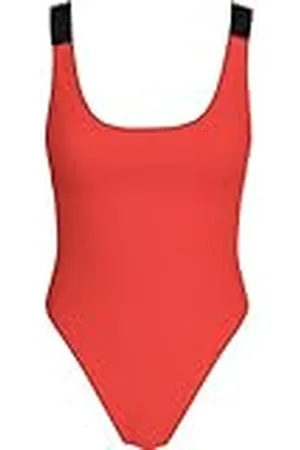 Calvin Klein Dam skopa rygg en del skopa tillbaka baddräkt, , M, , M