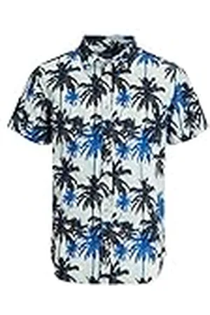 JACK & JONES Kortärmad tröja för män, heltäckande tryck, , L