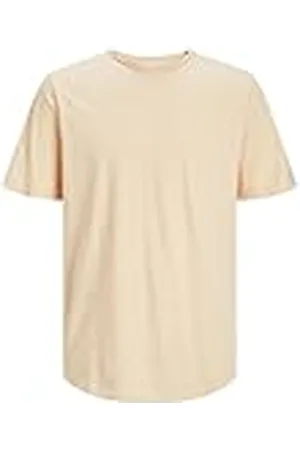 JACK & JONES JACK&JONES Grundläggande T-shirt Rundhals Kortärmad Bomullstopp Regular Passform JJEBASHER, Color: , Size:XL