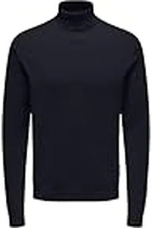 Only & Sons Herr ONSPHIL REG 12 STRUC ROLL Neck Knit NOOS-tröja, , S, , S