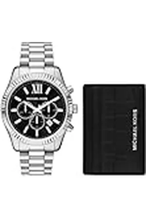 Michael Kors Lexington Herrklocka, kvartsverk med armband i rostfritt stål eller läder, , 44MM