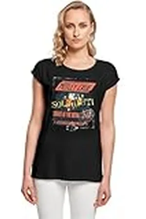 Merchcode Dam-t-shirt Motley Crue – SATD Tour Extended shoulder tee, lös passform, 100% bomull, , 3XL