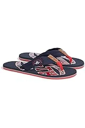 Tommy Hilfiger Flip Flops Essential TH Beach Sandal Badskor, blå, 48 EU