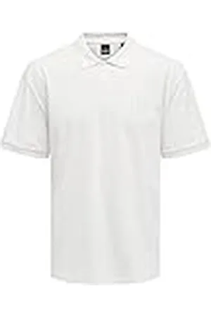Only & Sons Onsherrison Ovz logotyp Emb Ss pikétröja för män, , S