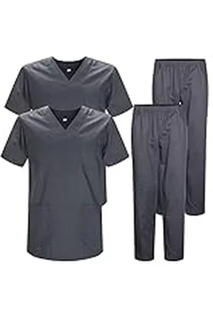MISEMIYA Förpackning * 2 st - Uniformer unisex skrubb set - medicinsk uniform med skrubbtopp och byxor - Ref.2-8178, , 5XL