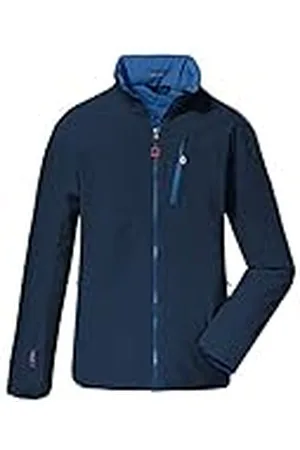 Killtec Softshelljacka för män, vändbar jacka, packbar KOW 88 MN JCKT, mörk petrol, 4XL, 38578-000