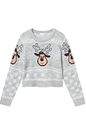 NAME IT Flicka Nkfrihygge Ls kort stickad stickad tröja, , 146-152
