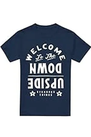 Stranger Things Välkommen till The Upside Down Unisex T-shirt, Marinblå, X-Large, , XL