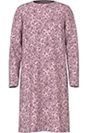 NAME IT Namn IT flicka NKFNIGHTGOWN LS Flower NOOS nattlinne, mauve Shadows, 86/92, , 86/92 cm