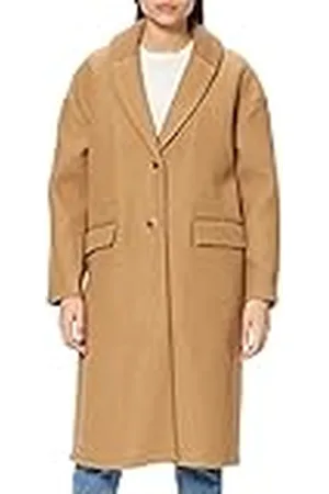 VILA VICALLEE Wool Coat/SU-Noos kappa, Tigeröga, 44 dam, , 42