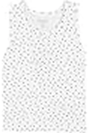 Gocco Flickor Camiseta Estampada Sin Mangas De Rib undertröja, , 10 År