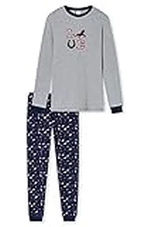 Schiesser Flickor lång pyjamas set, , 116 cm