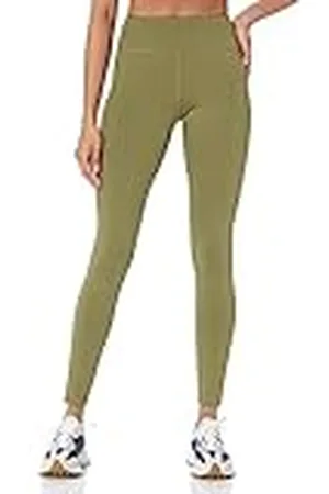 Amazon Dam bygga din egen medelhög midja full längd leggings (finns i plusstorlek) (tidigare Core 10), , 2X