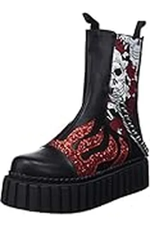 Lamoda Unforgiving Chunky Creeper High Ankle Boots, EU 41, , 41 EU