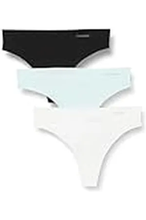 Calvin Klein 3-pack Thong (Mid-Rise) Strings, Multi, 2XL dam, , XXL