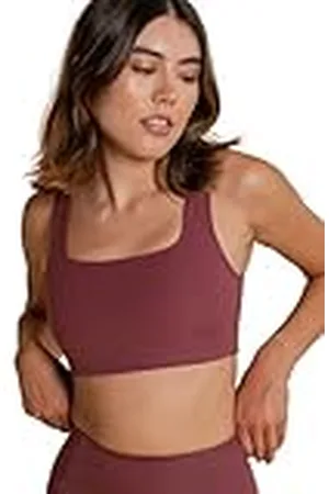 GIRLFRIEND COLLECTIVE Rib Tommy Sports Bra, Women’s Rib Ultra soft Sports Bra, Without Underwire and padding, For Running, Walking, Pilates, Sizes XXS-6XL