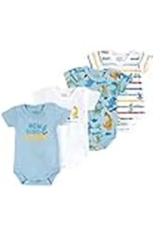 chicco Set kortärmade bodys av bomull, baby – pojkar, , 0-3 månader