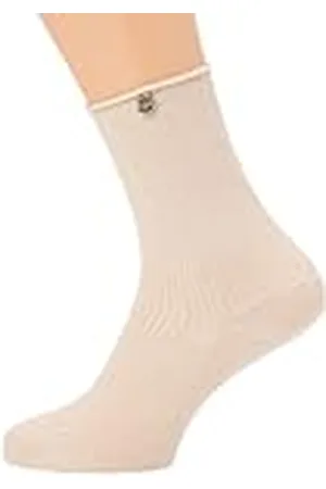 HUGO BOSS Dam QS Lurex Metal Logo Quarter_Socks, Open Diverse 960, 35-38, , 36-38 EU
