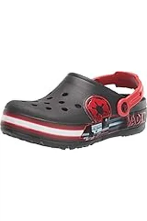 Crocs Unisex barn rolig Lab Darth Vader ljus träsko, Svart, 22 EU