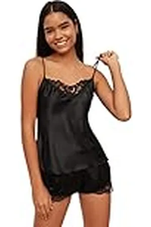 Trendyol Pajama-set – svart – vanlig, , XS