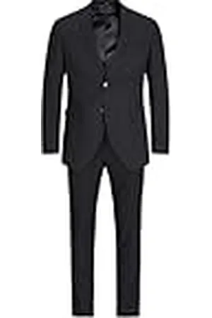 JACK & JONES Man enradig kavaj och byxor JPRSOLARIS superslim fit kostym, , 46
