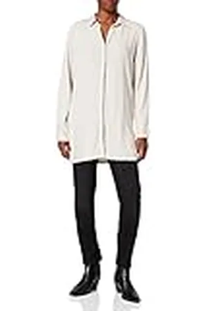 TOM TAILOR Mine to five Damer Lång blus med dold knappslå 1028950, , 32