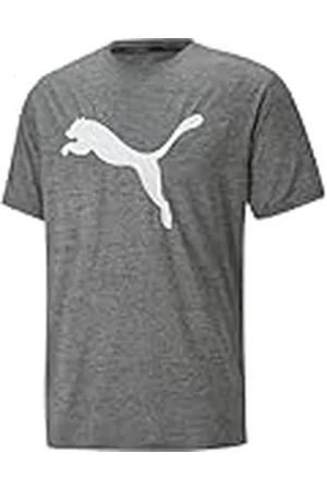PUMA Train Favorite Heather Cat Skjorta för män, svart ljung, M