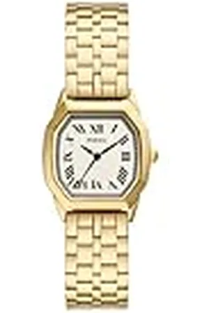 Fossil Dam analog kvartsklocka med rostfritt stål rem ES5361, Guld