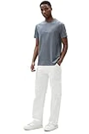 Koton Herr slogan tryckt crew neck slim fit kortärmad t-shirt, , M