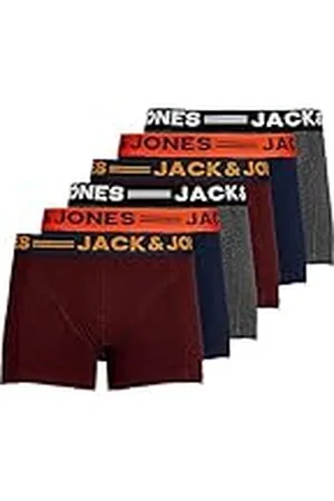 JACK & JONES Jack and Jones Mens Sense 3-pack Trunks, , XXL