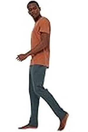 Trendyol Orange färgblockerat pjamas för män, L