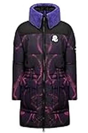 Invicta Damkrage Flor lång parkas over med pälskrage, , M