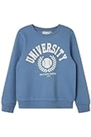 NAME IT Unisex Nkntille Ls Sweat Bru Noos sweatshirt, , 122/128 cm