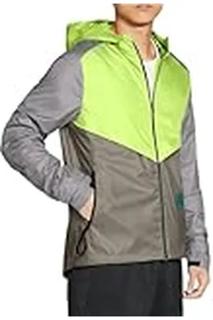 Nike Windrunner Trail Löpjacka för män (Small, Light Lemon Twist/Moon Fossil/College Grey/Bright Spruce), XXL, , XXL