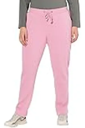Ulla Popken Dam stora storlekar överdimensionerade sweatpants plus size gosig mjuk insida, elastisk linning, , 50W x 32L