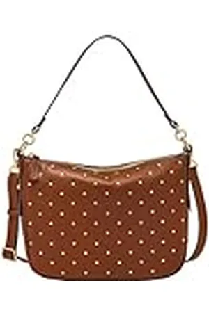 Fossil Jolie LiteHide Lädercrossbody för kvinnor ZB1970200, brun, en storlek