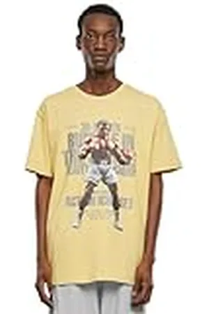 Mister Tee Upscale herr-t-shirt rumble tung oversize t-shirt, tryck t-shirt för män, överdimensionerad passform, streetwear, , M