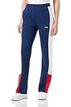 Fila Dam BELLEGARDE Track fritidsbyxor, Medieval Blue-Ljus Vit True Röd, S, , S