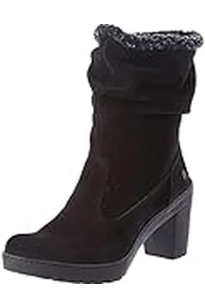 Art 1757 LUX SUEDE BLACK/TRAVEL 37 BLACK WOMAN ANKLE BOOTS WITH HEEL 37